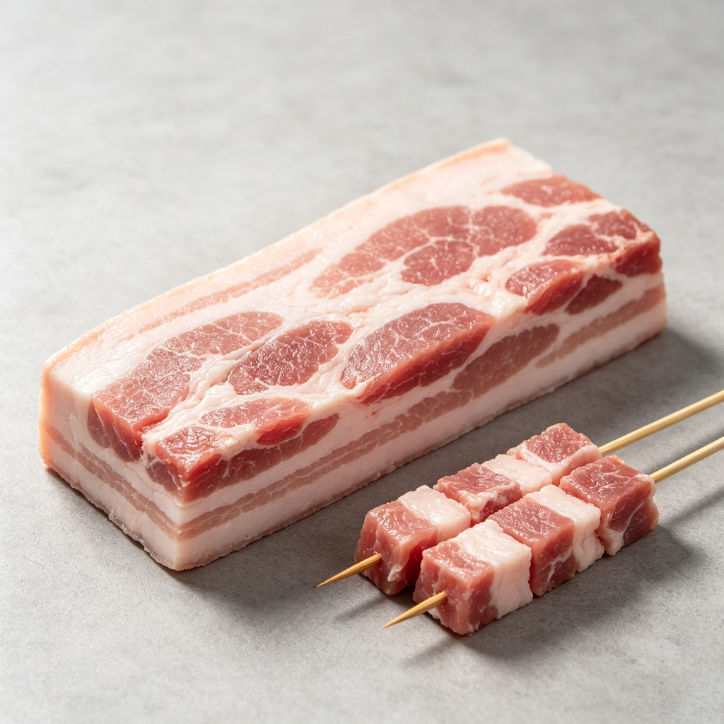 Pork Belly Skewers